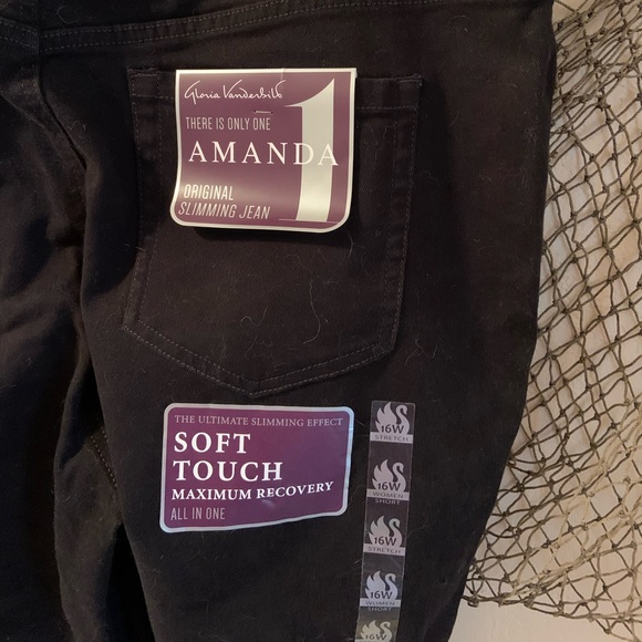 Gloria Vanderbilt Amanda Pants 16W Short - Picture 4 of 5